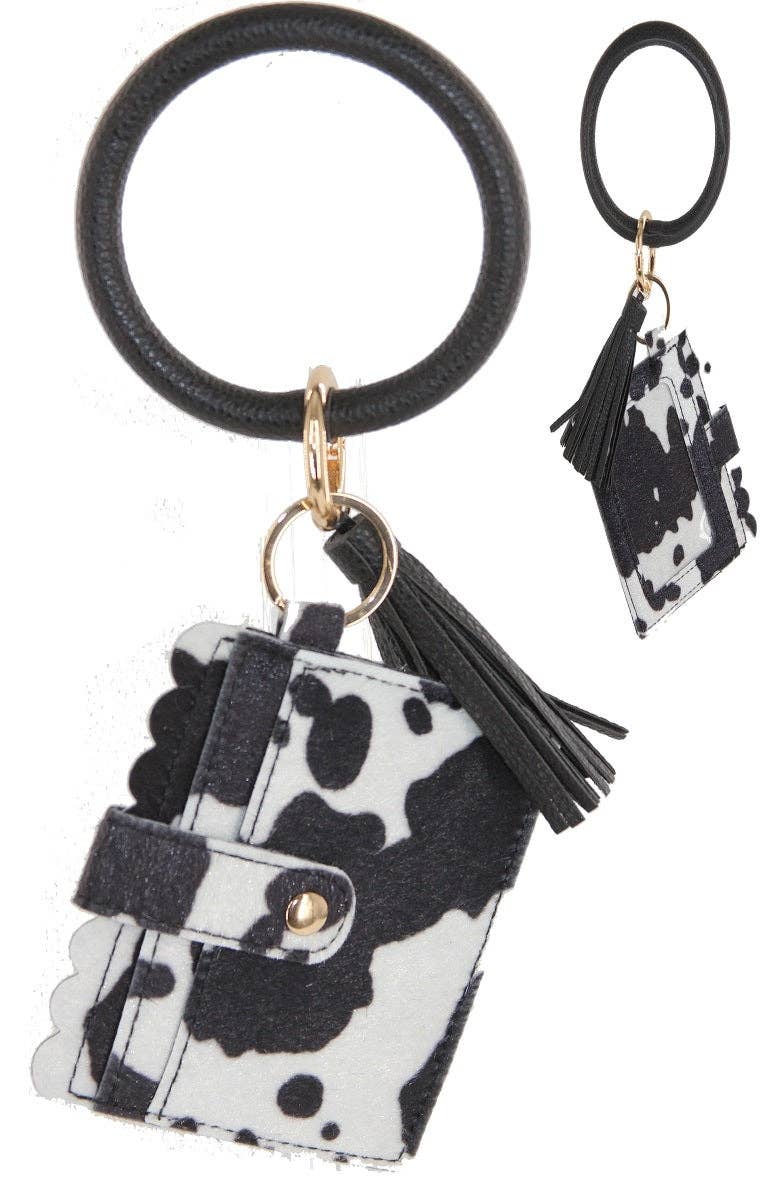 BB139x115 Cow Hide Bangle/Key-Chain/Wallet w/ ID Window