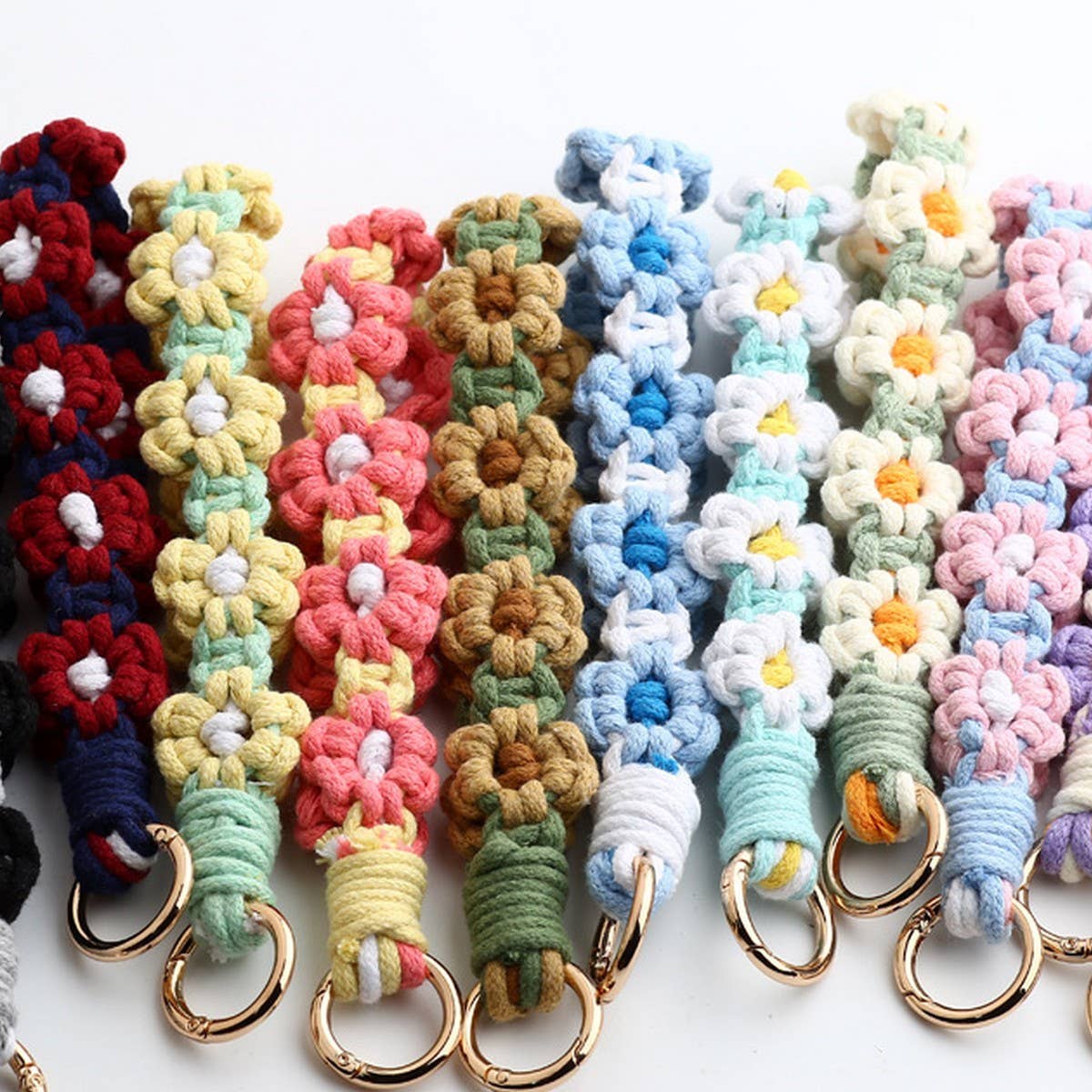 HANDWOVEN KEYCHAIN WRIST STRAP PENDANT_CWAJE0661