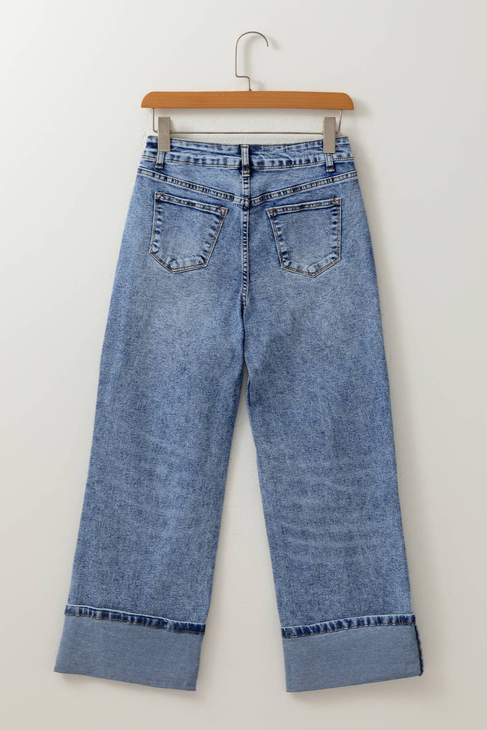 LDC Vintage High Waist Seam Detial Jeans