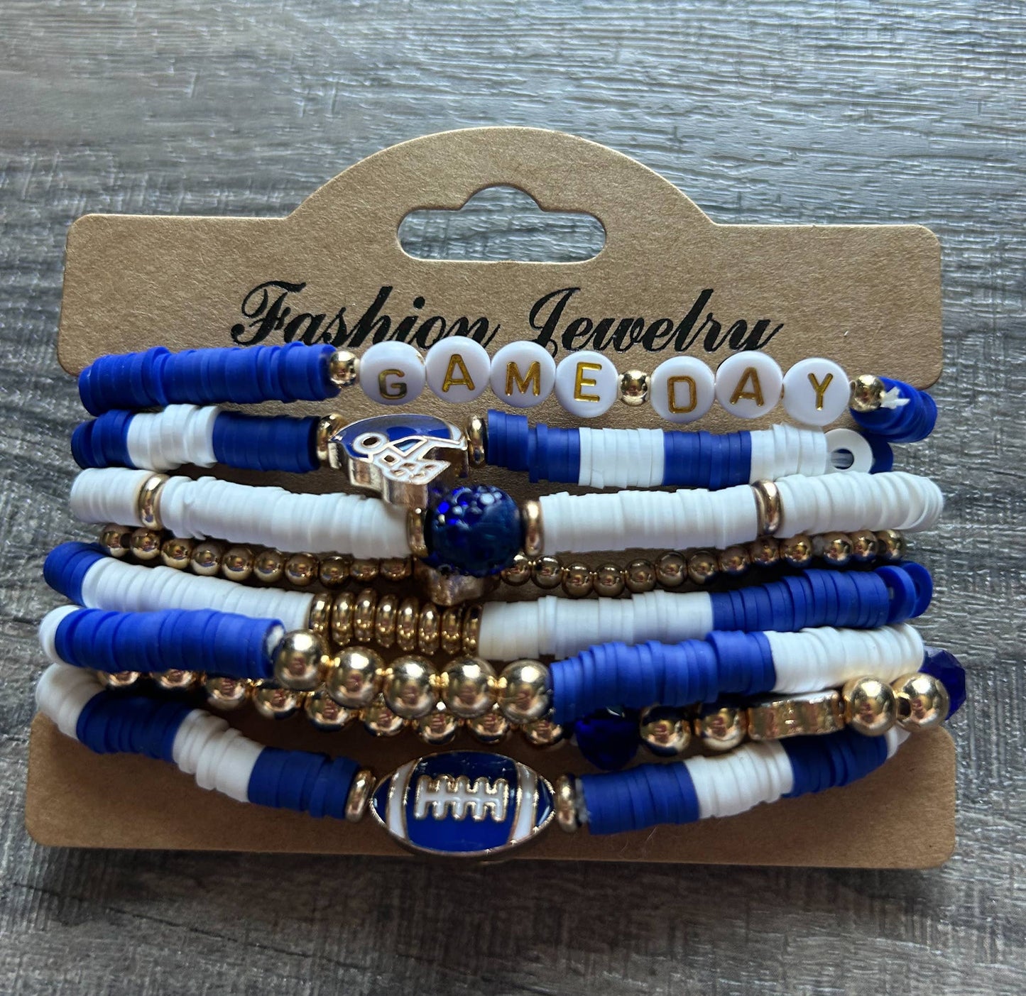 Game Day Friendship Clay Bead Bracelet Set