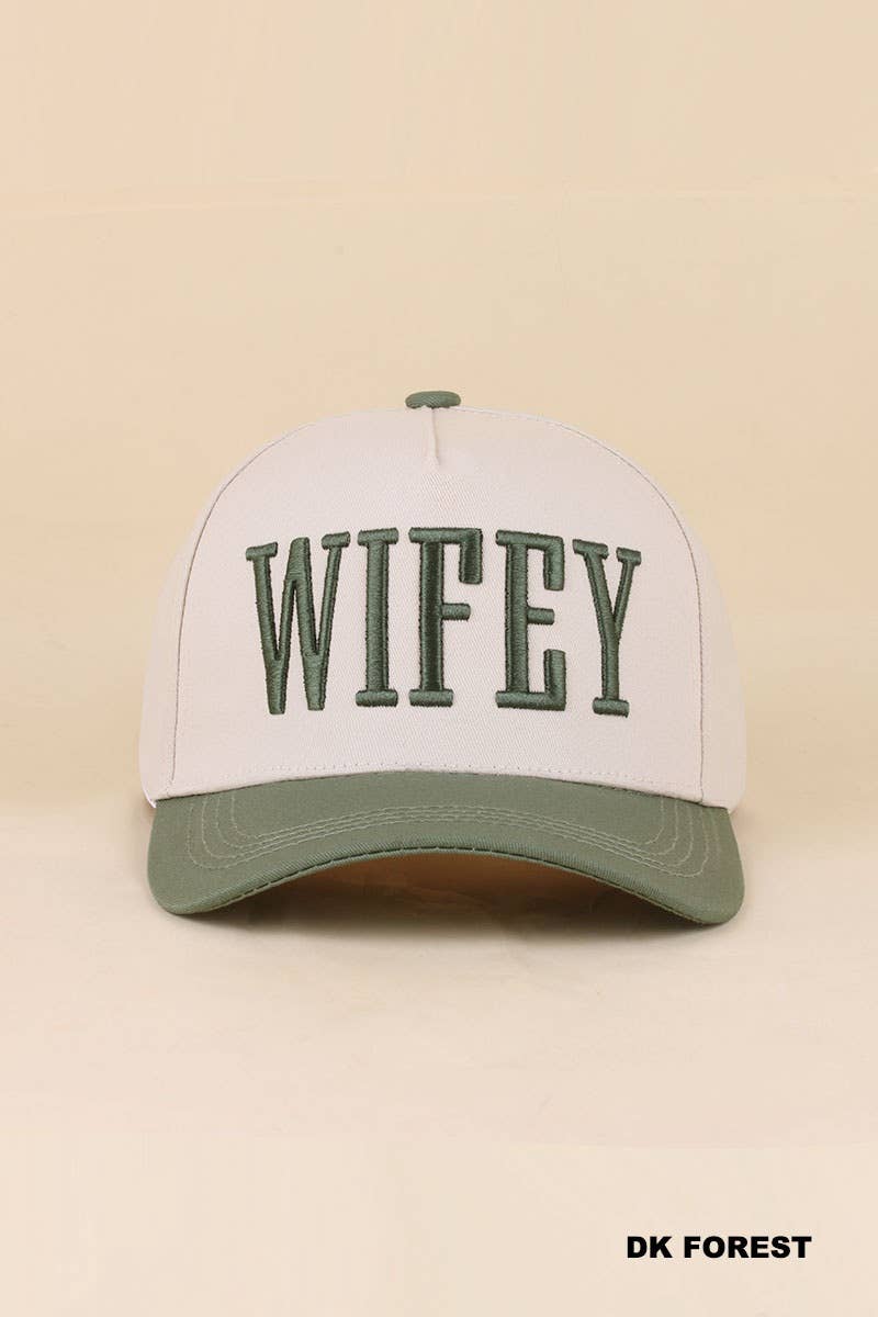 0519 Wifey Two Tone Snapback Hat SI-29856