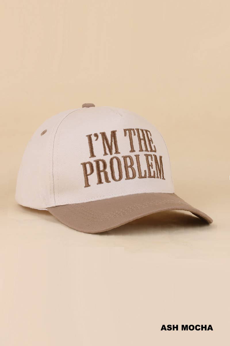 0519 I'm The Problem Two Tone Snapback Hat SI-29857