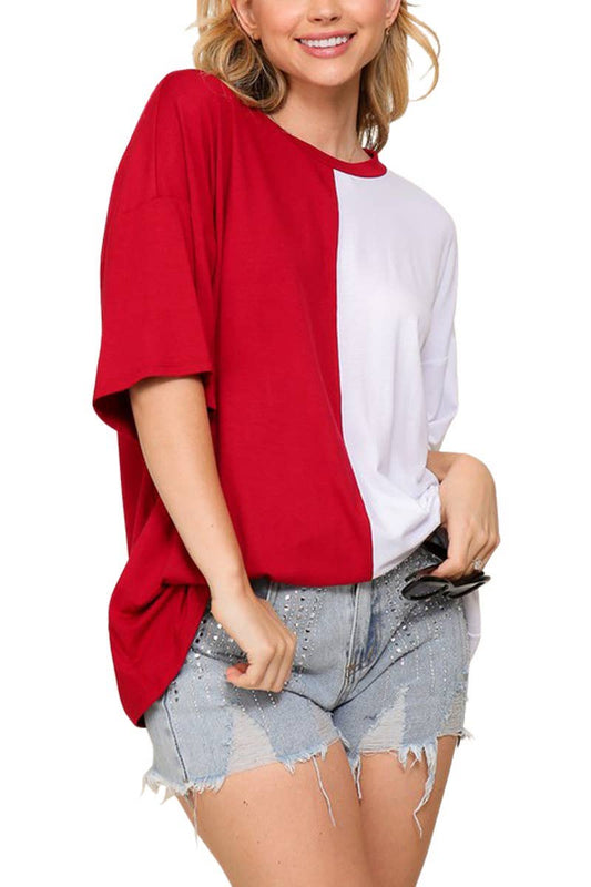 Game Day Multi Color Knit Top