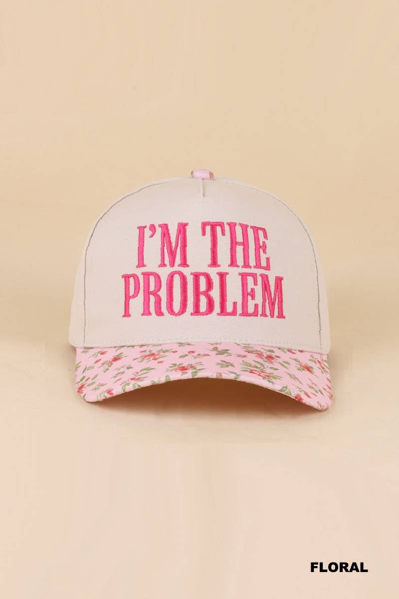0519 I'm The Problem Two Tone Snapback Hat SI-29857