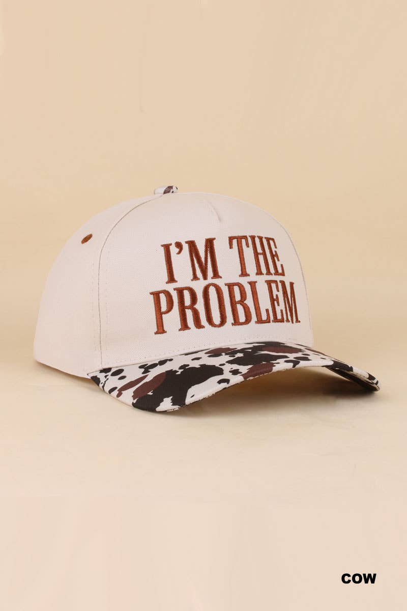 0519 I'm The Problem Two Tone Snapback Hat SI-29857