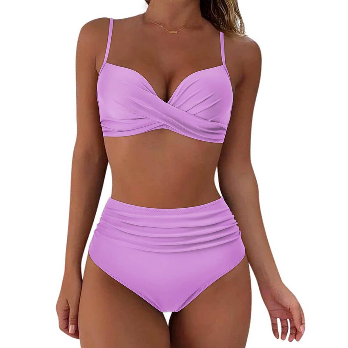 High Waist Bikini Set ,Sexy Push Up Swimsuit_CWMW0152