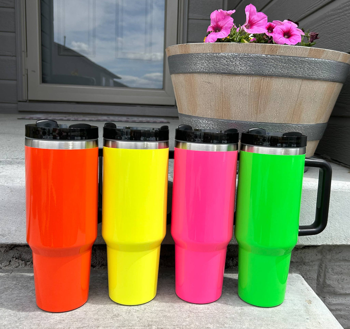 40 Oz Neon Insulated Tumbler Cup