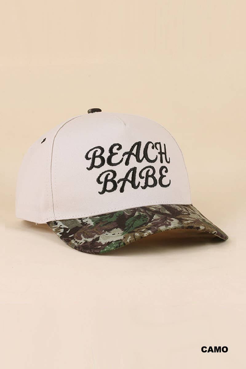 0519 Beach Babe Two Tone Snapback Hat SI-29865