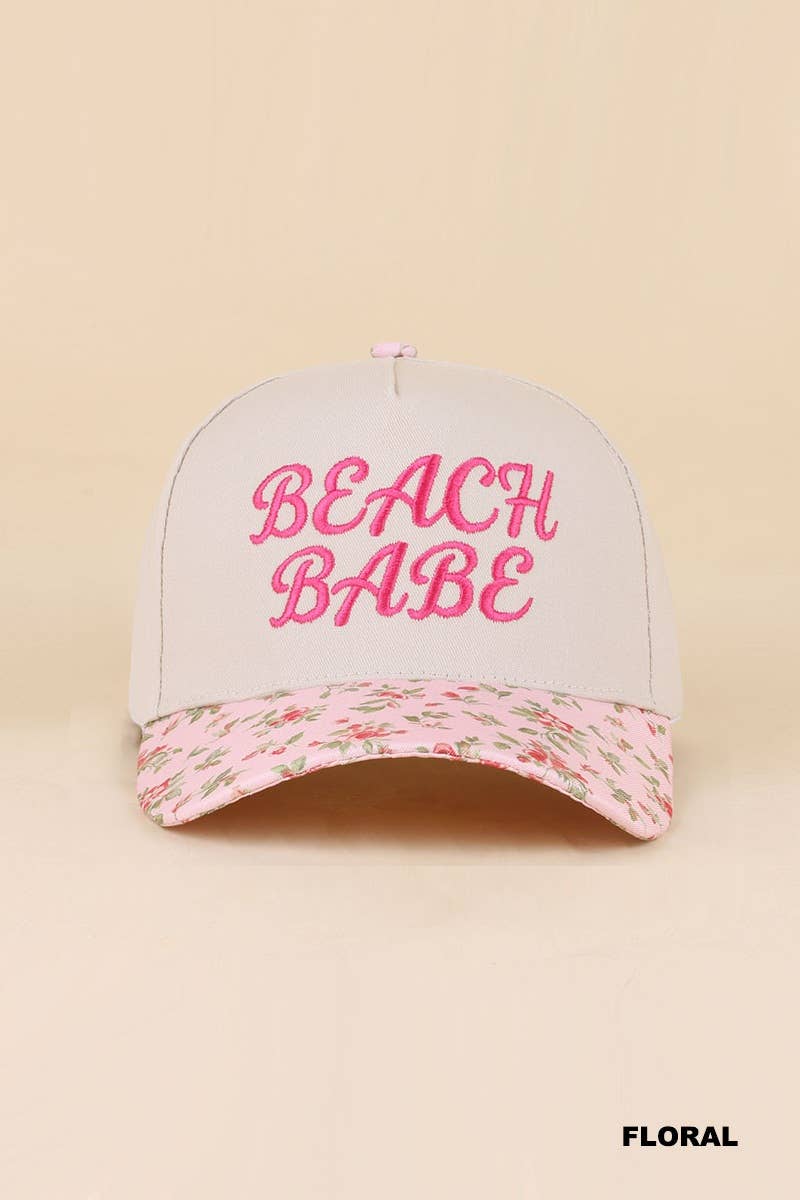 0519 Beach Babe Two Tone Snapback Hat SI-29865