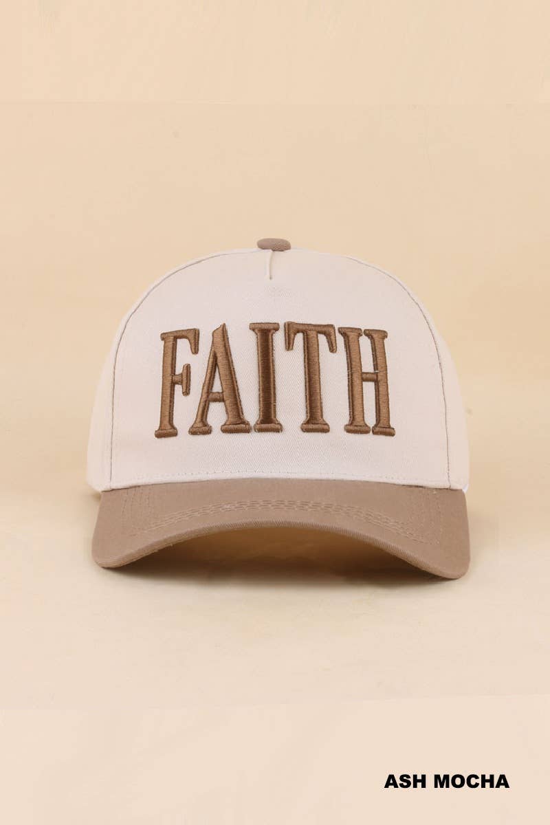 0519 Faith Two Tone Snapback Hat SI-29860