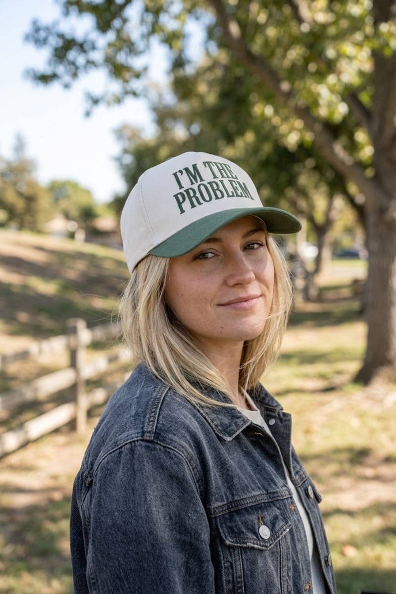 0519 I'm The Problem Two Tone Snapback Hat SI-29857