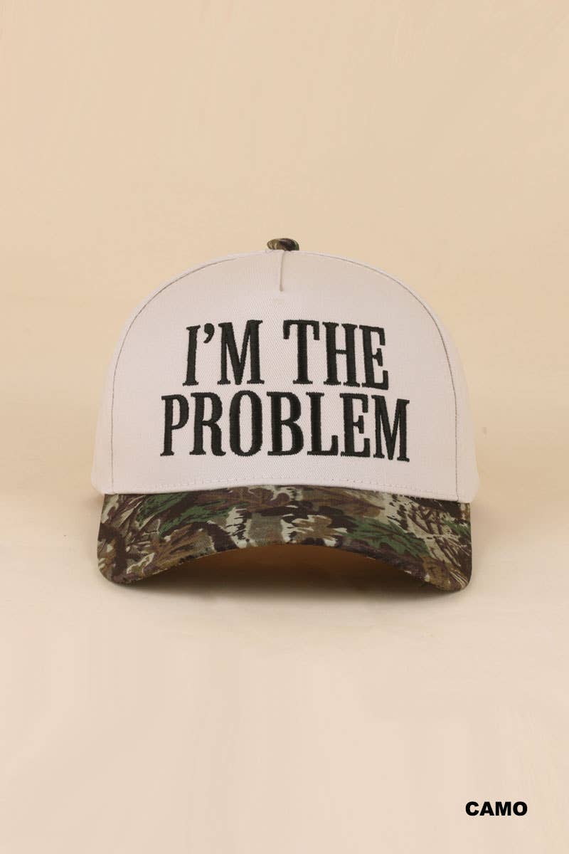 0519 I'm The Problem Two Tone Snapback Hat SI-29857