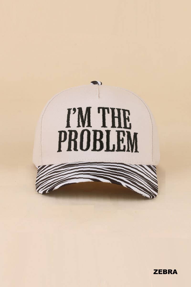 0519 I'm The Problem Two Tone Snapback Hat SI-29857