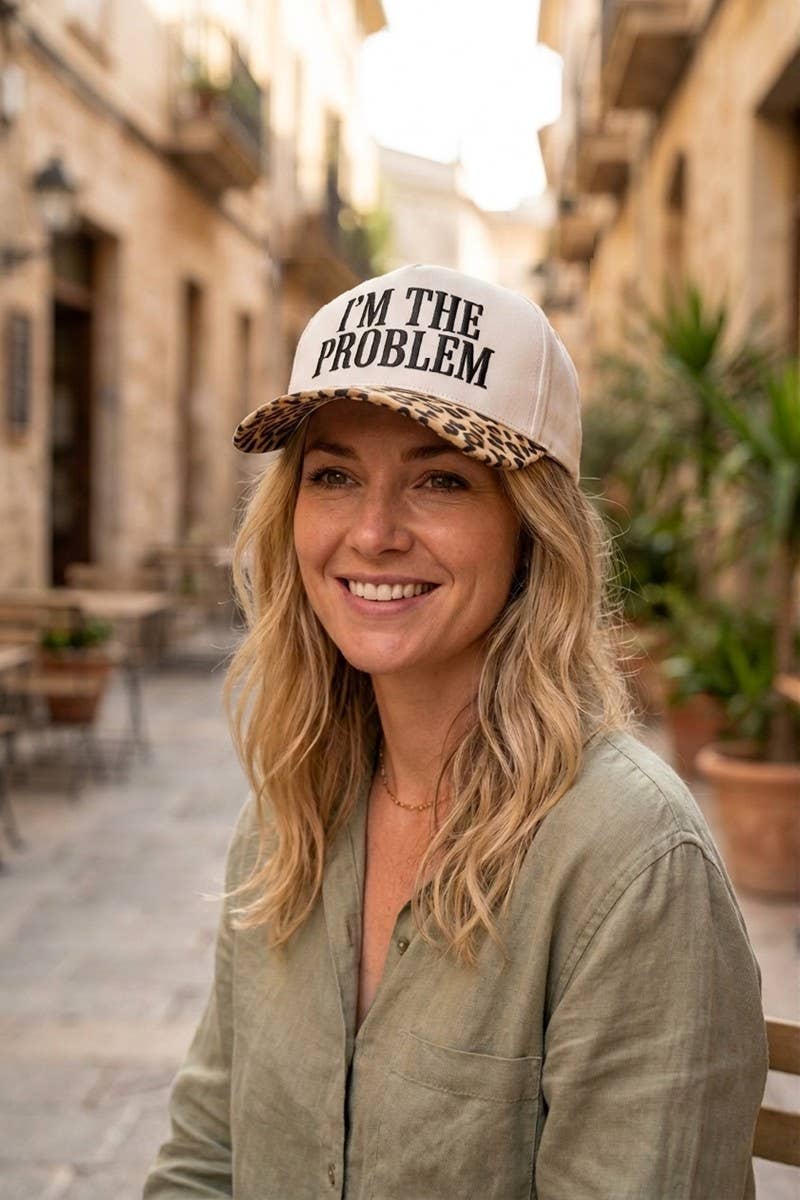 0519 I'm The Problem Two Tone Snapback Hat SI-29857