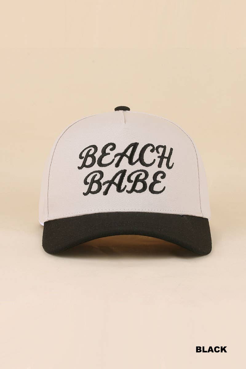 0519 Beach Babe Two Tone Snapback Hat SI-29865