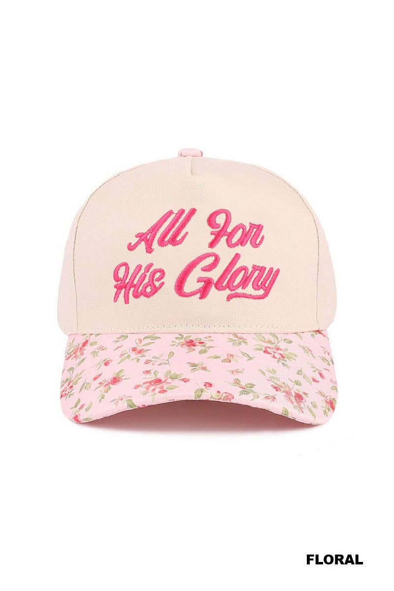 1230 All For His Glory Two Tone Cotton Hat SI-29223