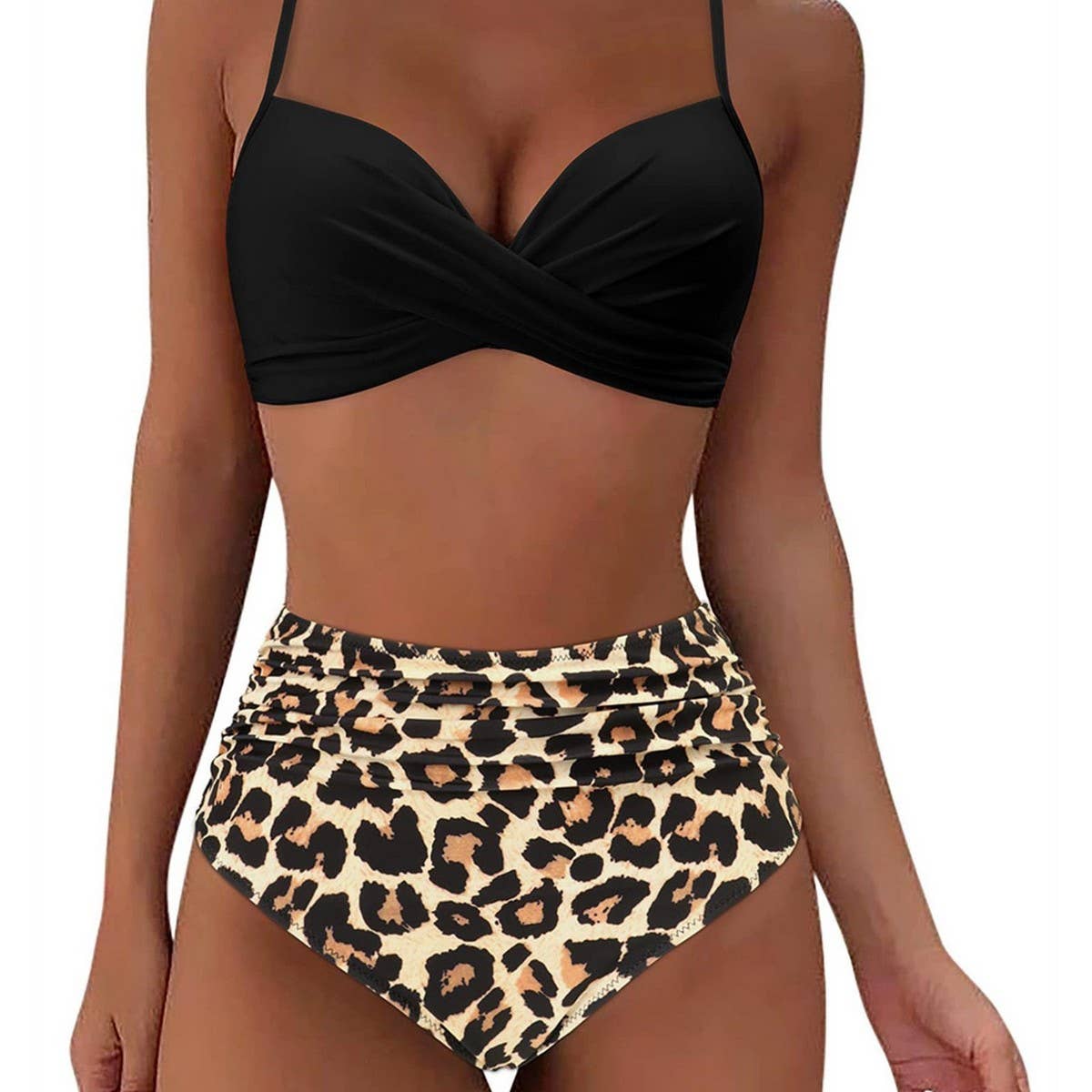 High Waist Bikini Set ,Sexy Push Up Swimsuit_CWMW0152