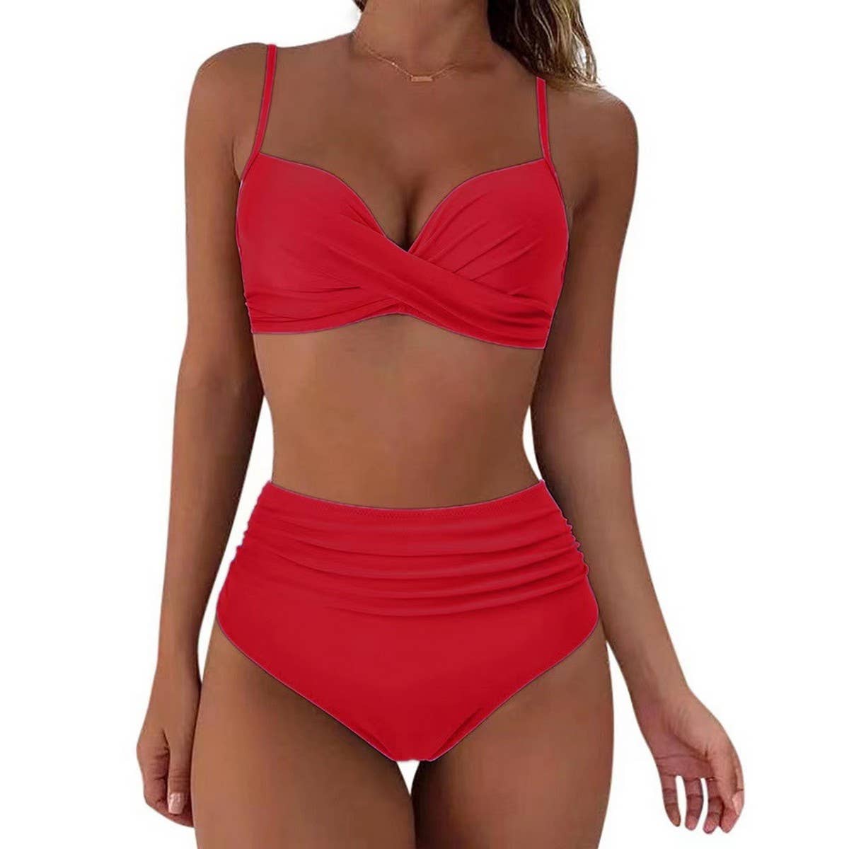 High Waist Bikini Set ,Sexy Push Up Swimsuit_CWMW0152