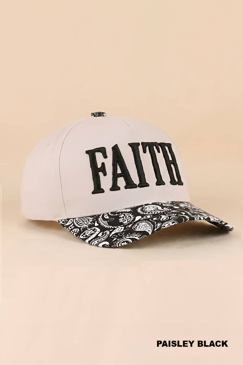 0519 Faith Two Tone Snapback Hat SI-29860
