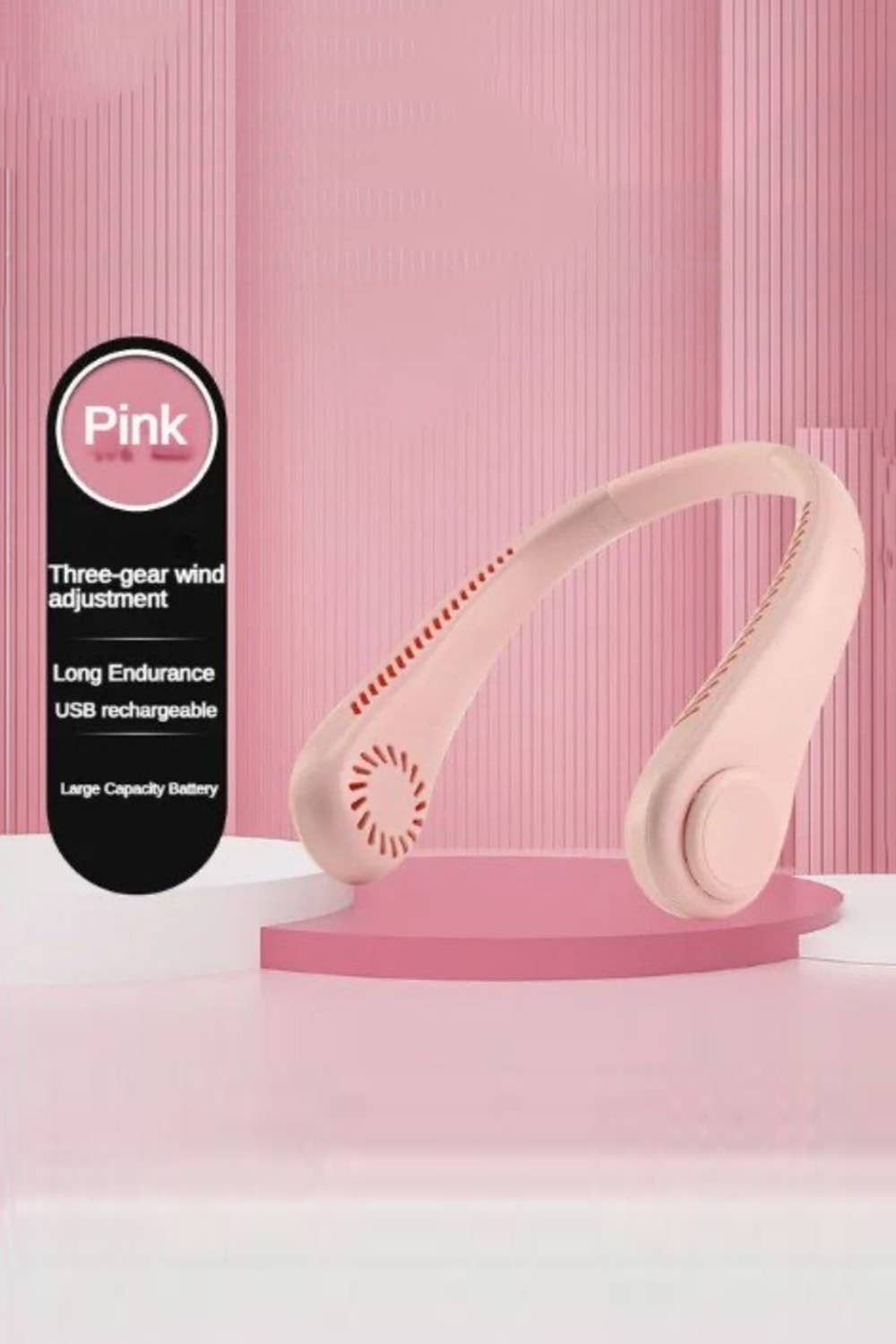 0815 Portable Hands Free Bladeless Neck Fan SI-26707