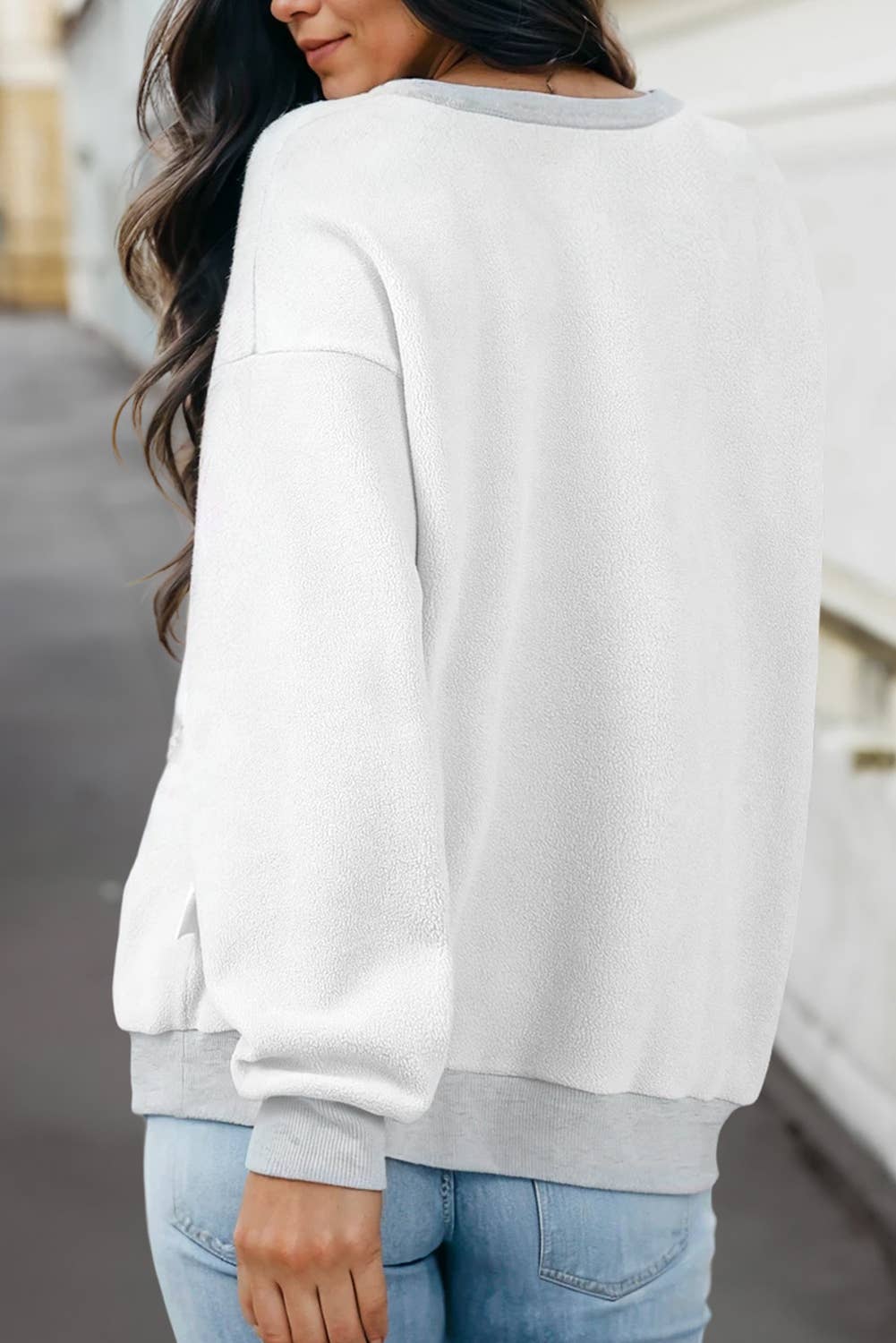 Cozy Reversible Oversize Mock Neck Sweatshirt | S-XL