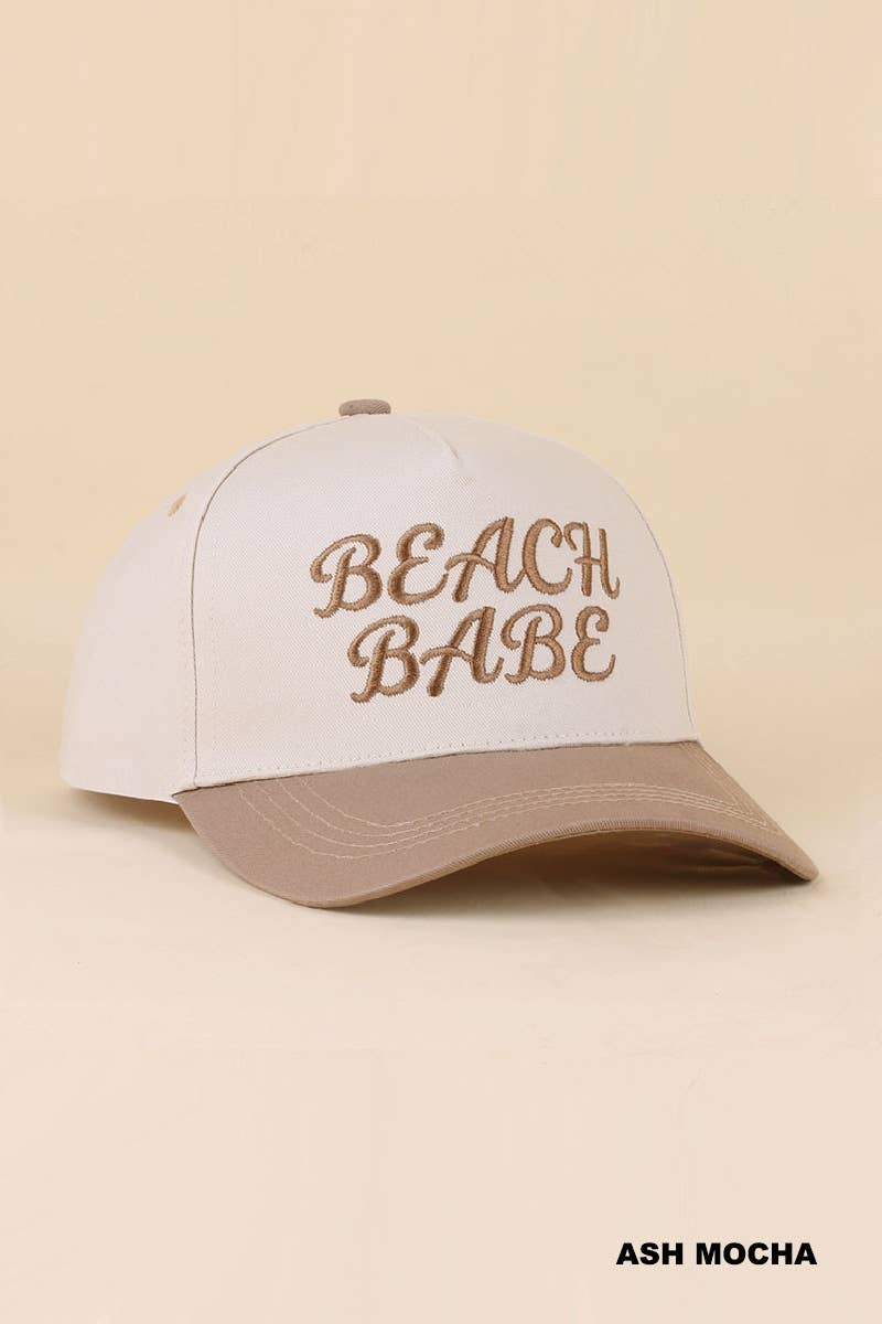 0519 Beach Babe Two Tone Snapback Hat SI-29865