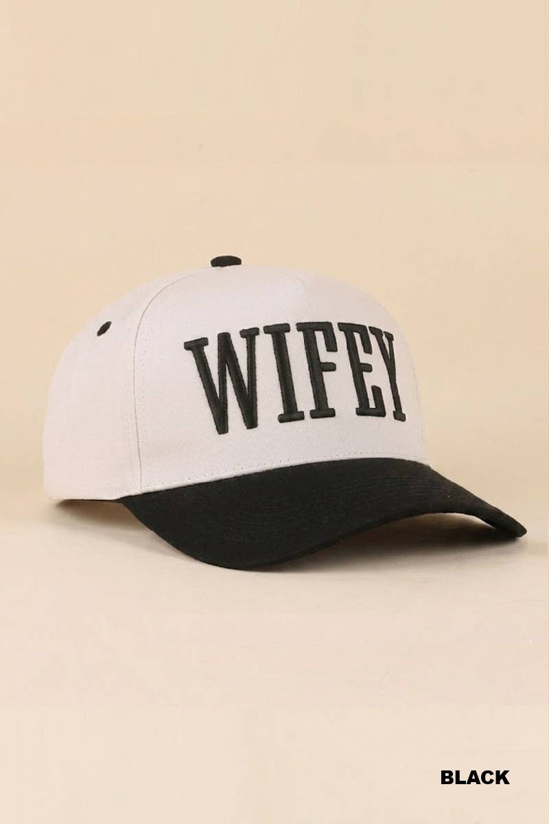 0519 Wifey Two Tone Snapback Hat SI-29856