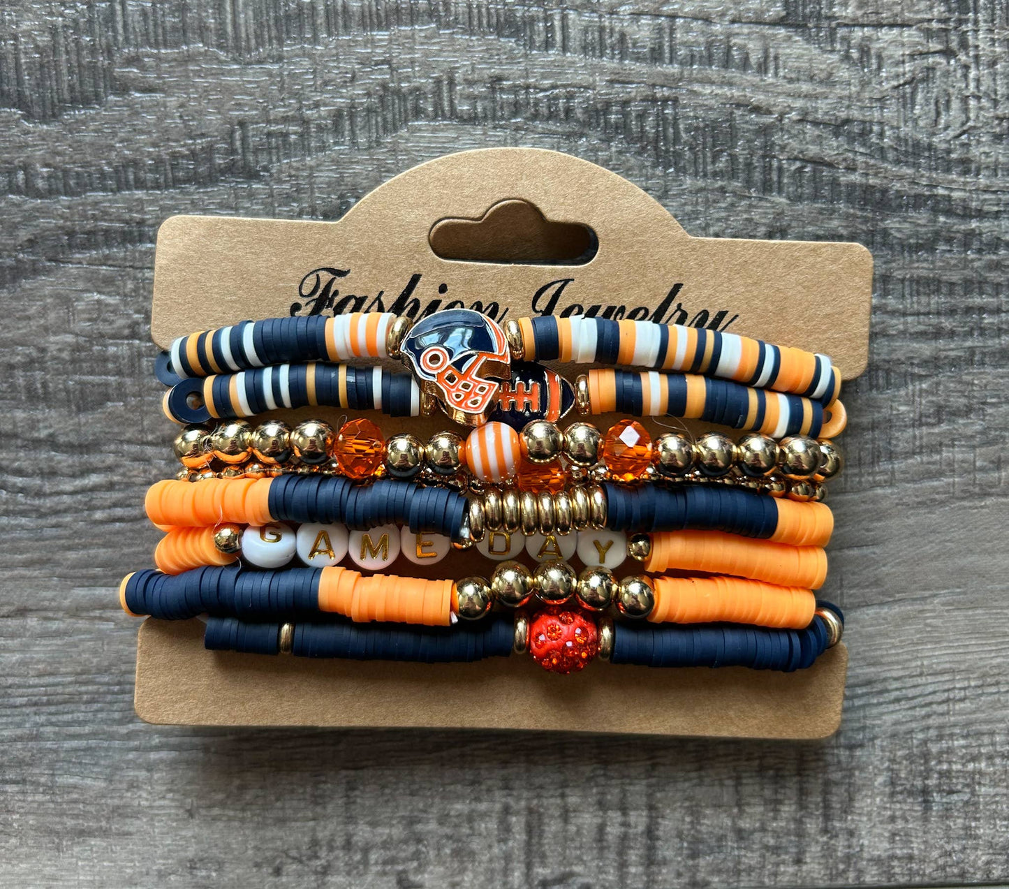 Game Day Friendship Clay Bead Bracelet Set
