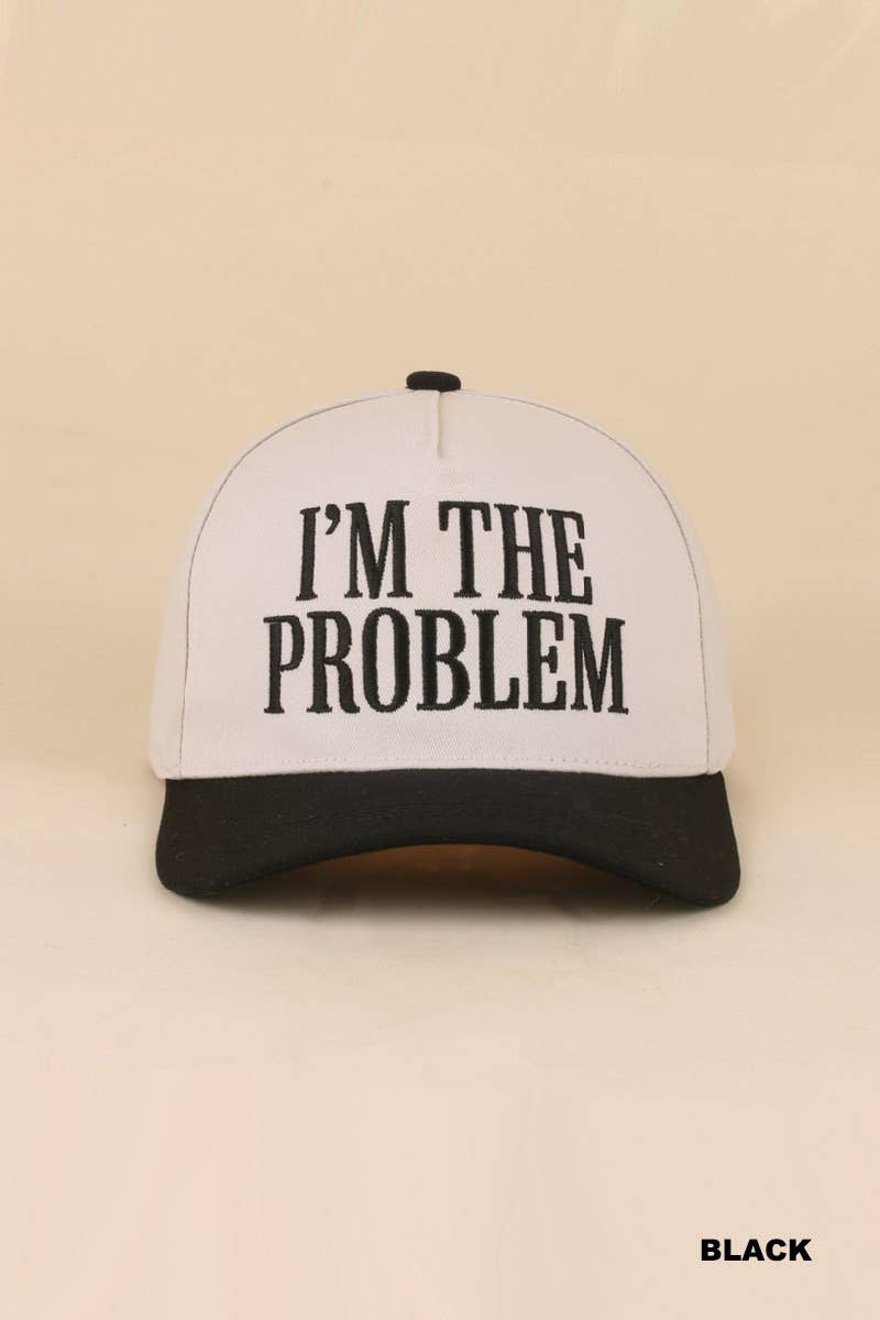 0519 I'm The Problem Two Tone Snapback Hat SI-29857