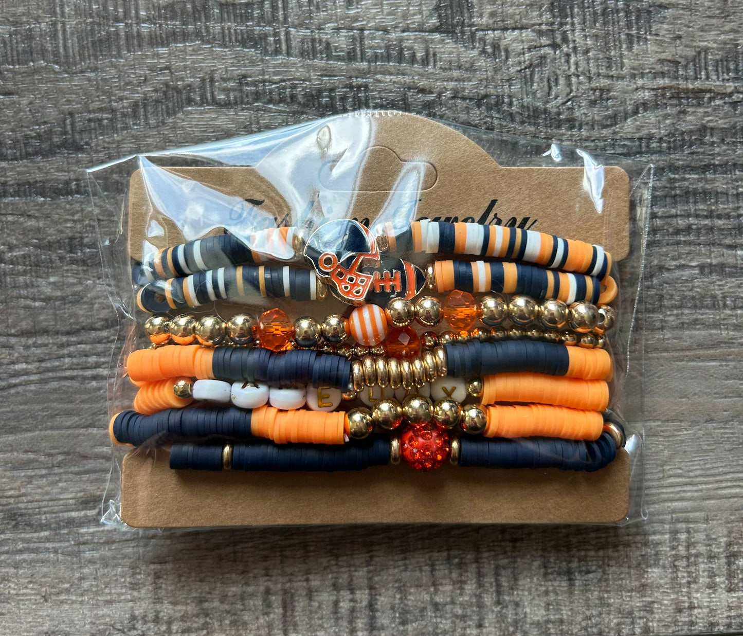 Game Day Friendship Clay Bead Bracelet Set