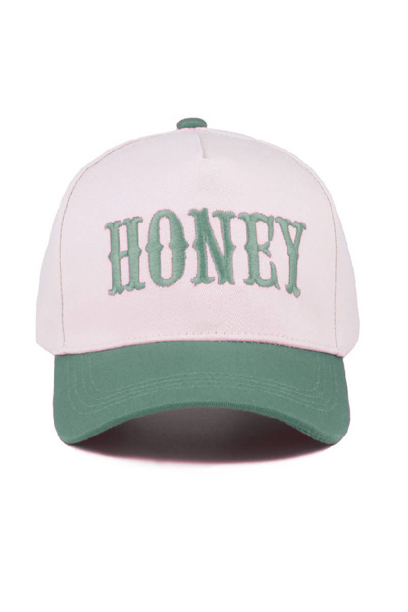 `SI-28118 Honey two-tone canvas cotton cap 0611