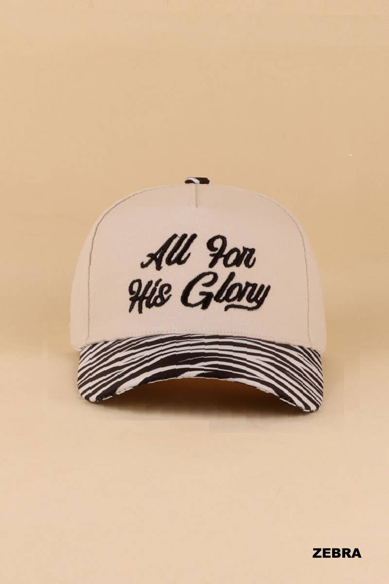 1230 All For His Glory Two Tone Cotton Hat SI-29223