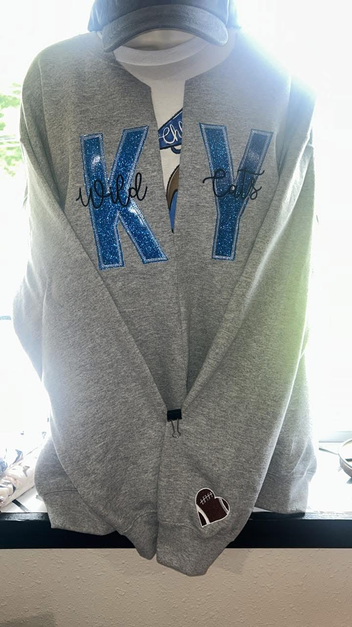 Sport Team Crewneck Cardigan