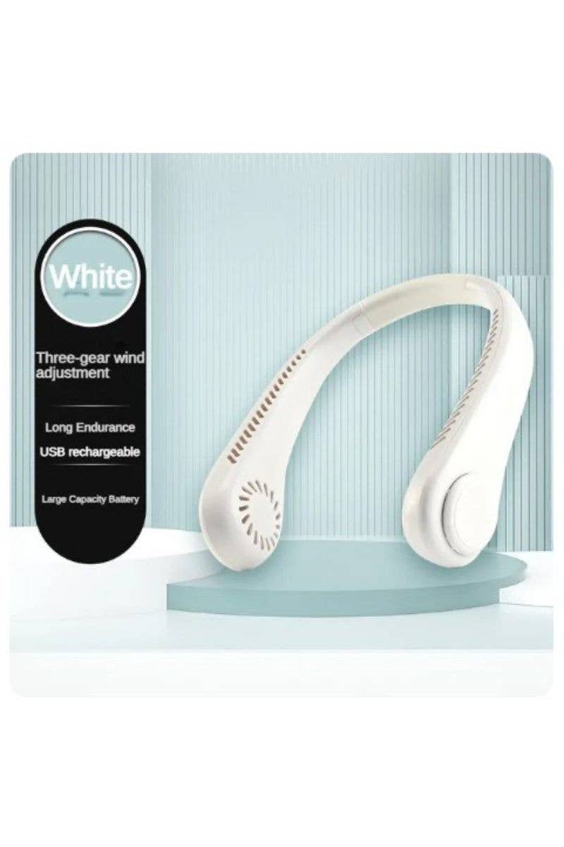 0815 Portable Hands Free Bladeless Neck Fan SI-26707