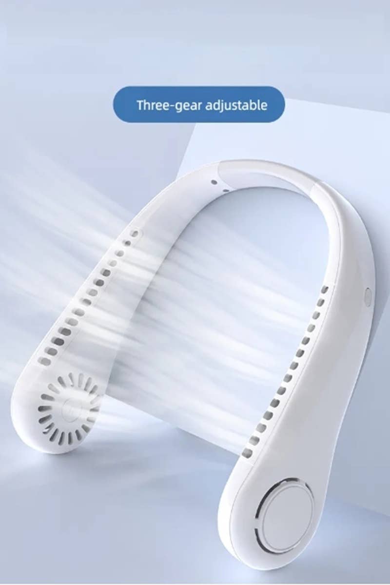 0815 Portable Hands Free Bladeless Neck Fan SI-26707