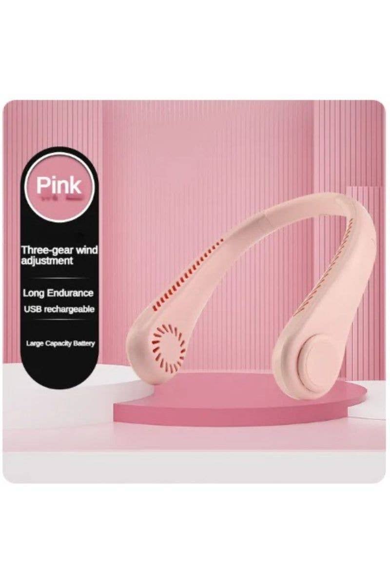 0815 Portable Hands Free Bladeless Neck Fan SI-26707