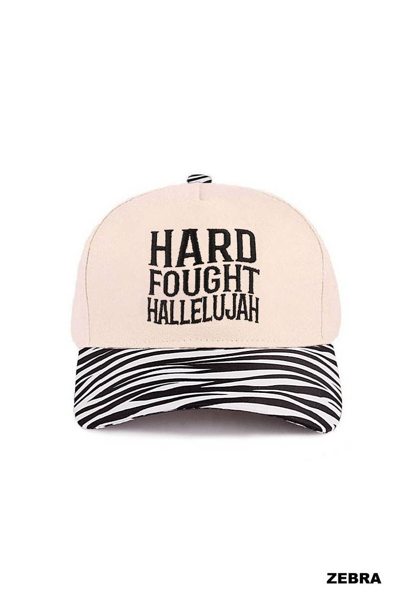 0427 Hard Fought Hallelujah Two Tone Cotton Hat SI-29573