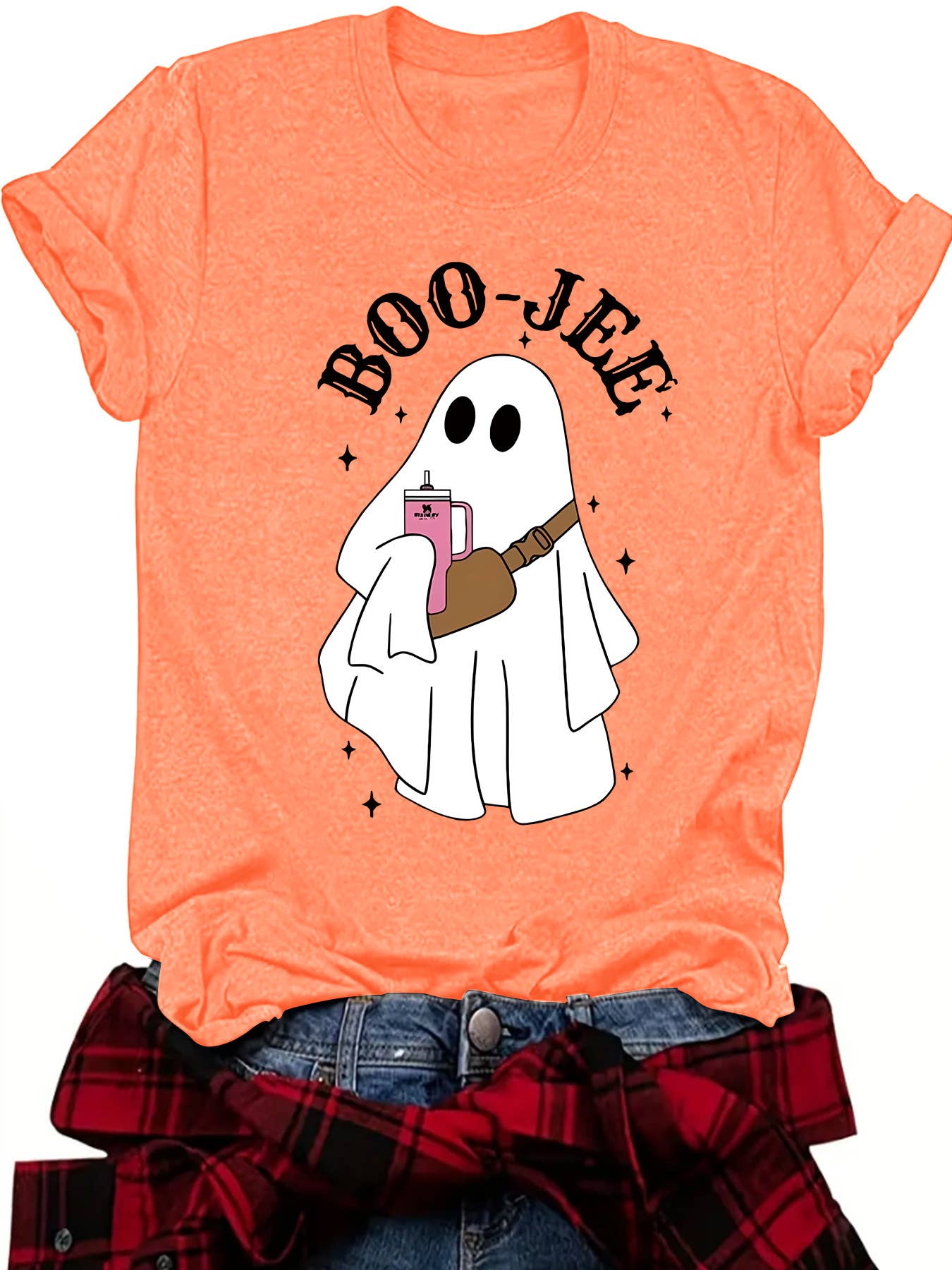BOOJEE Ghost Halloween Graphic T-shirt