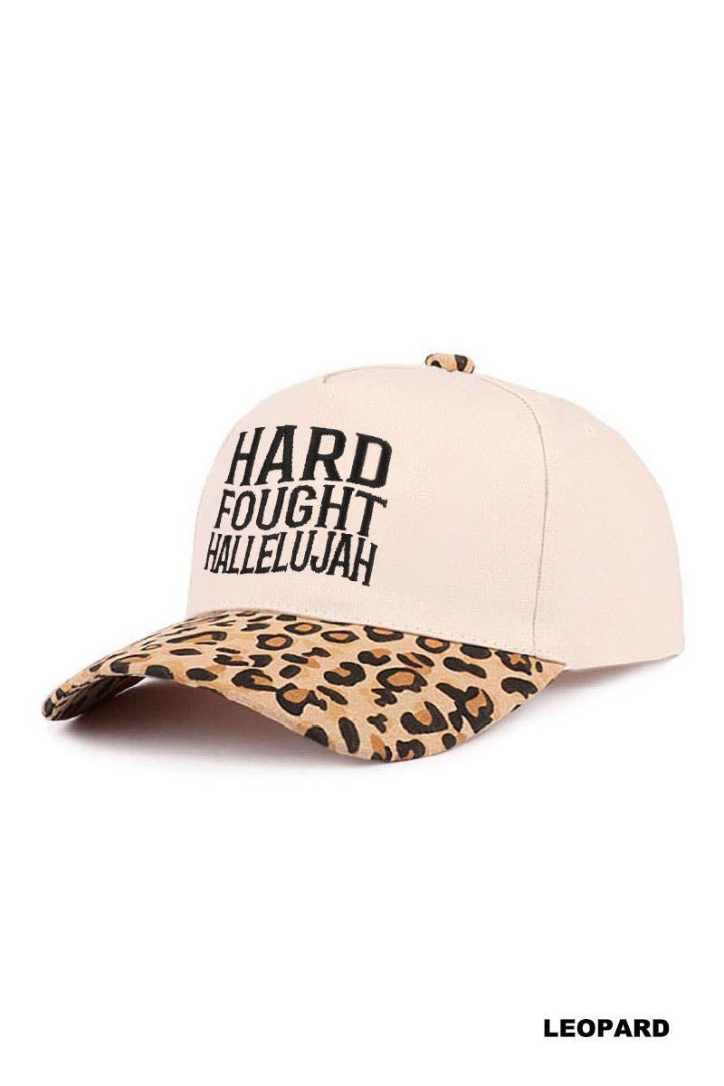 0427 Hard Fought Hallelujah Two Tone Cotton Hat SI-29573
