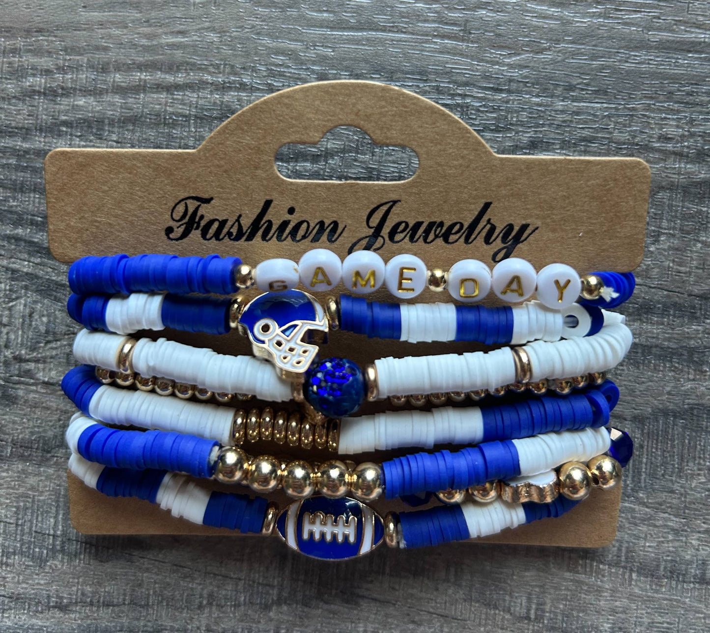 Game Day Friendship Clay Bead Bracelet Set