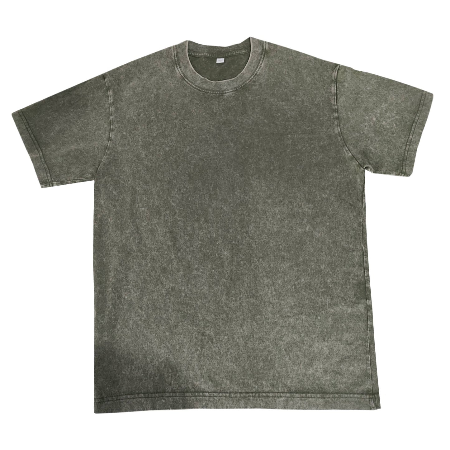 Washed Distressed Short-Sleeved T-Shirt