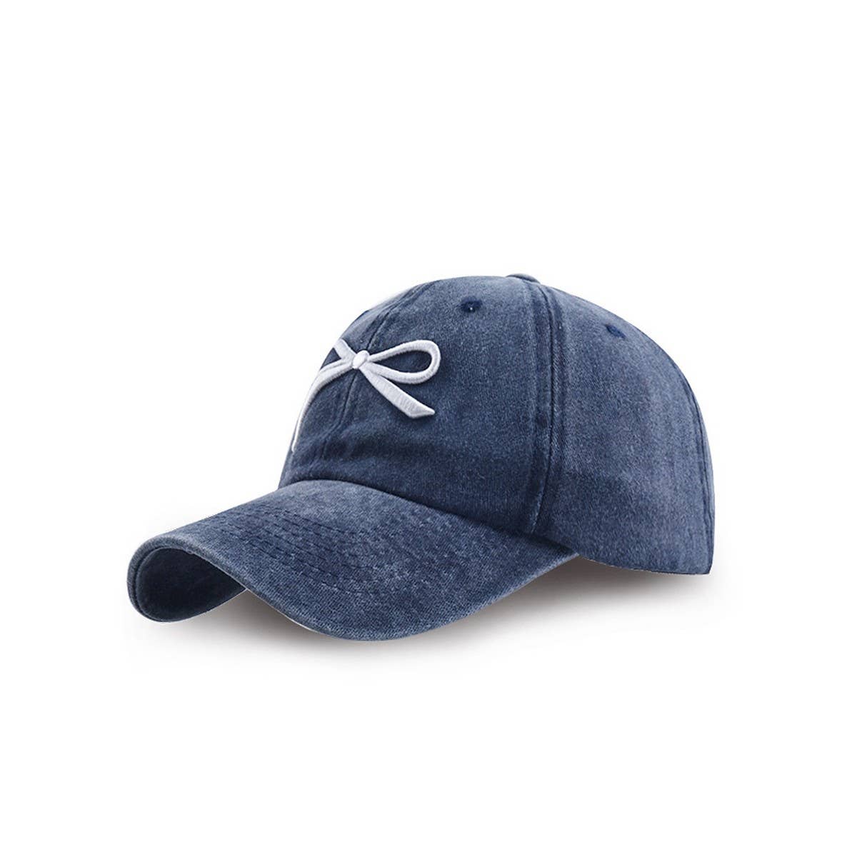 New Women's Bow Embroidered Baseball Cap CWAH1239