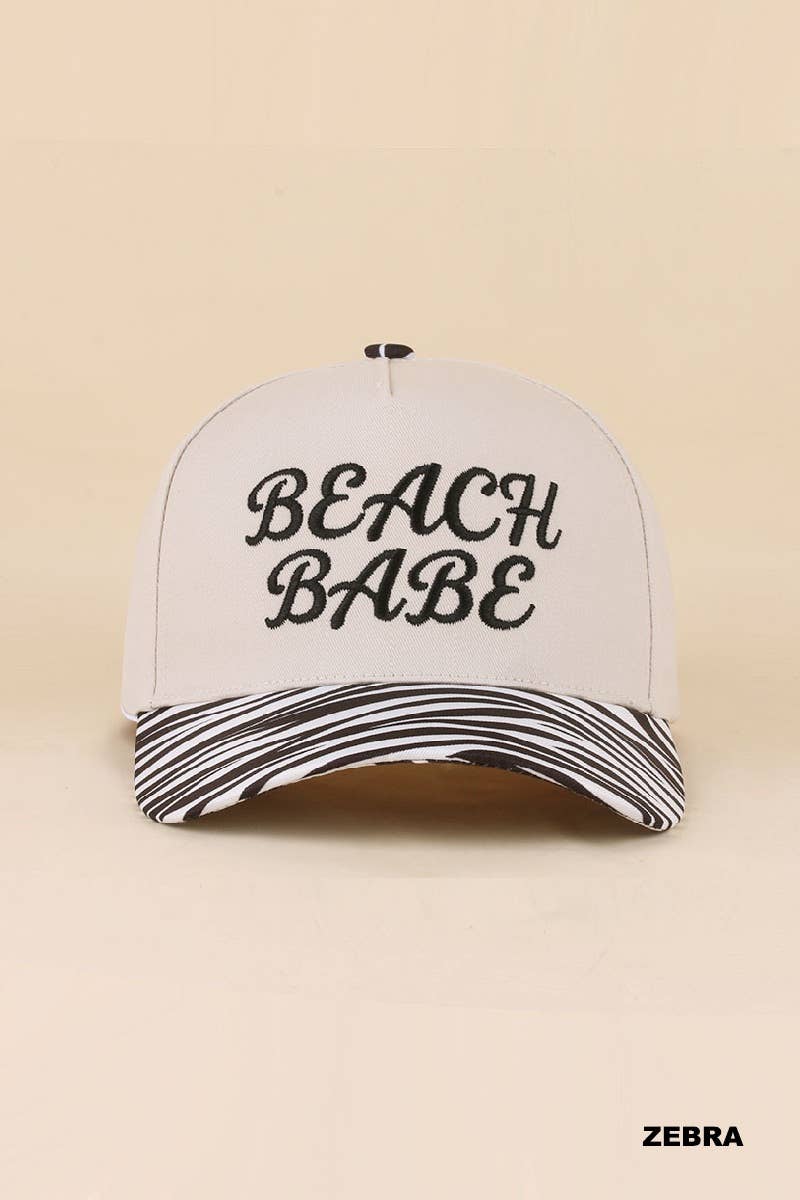 0519 Beach Babe Two Tone Snapback Hat SI-29865