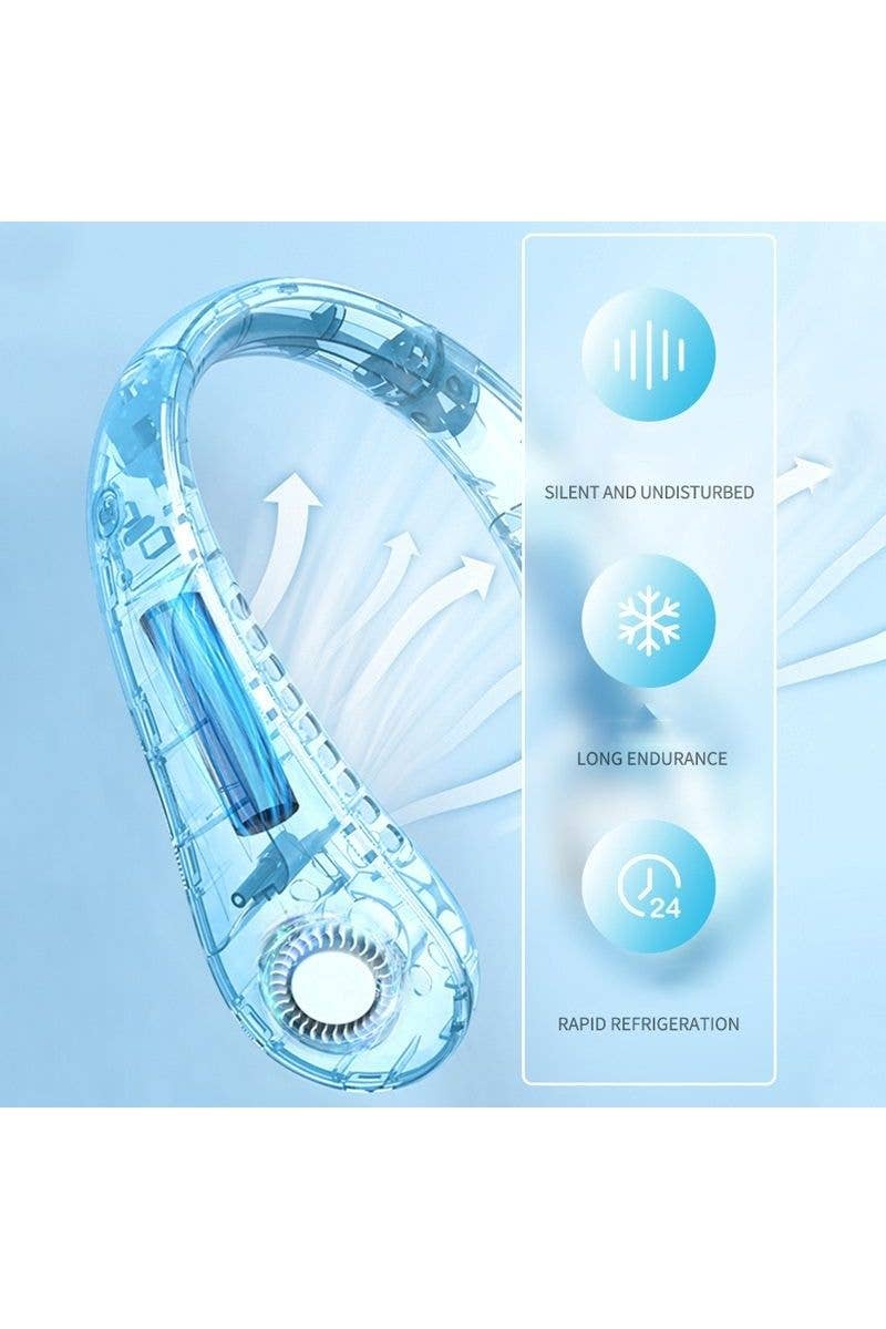 0815 Portable Hands Free Bladeless Neck Fan SI-26707