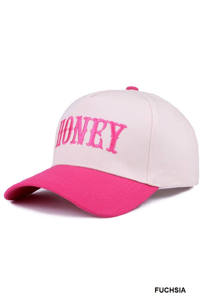 `SI-28118 Honey two-tone canvas cotton cap 0611