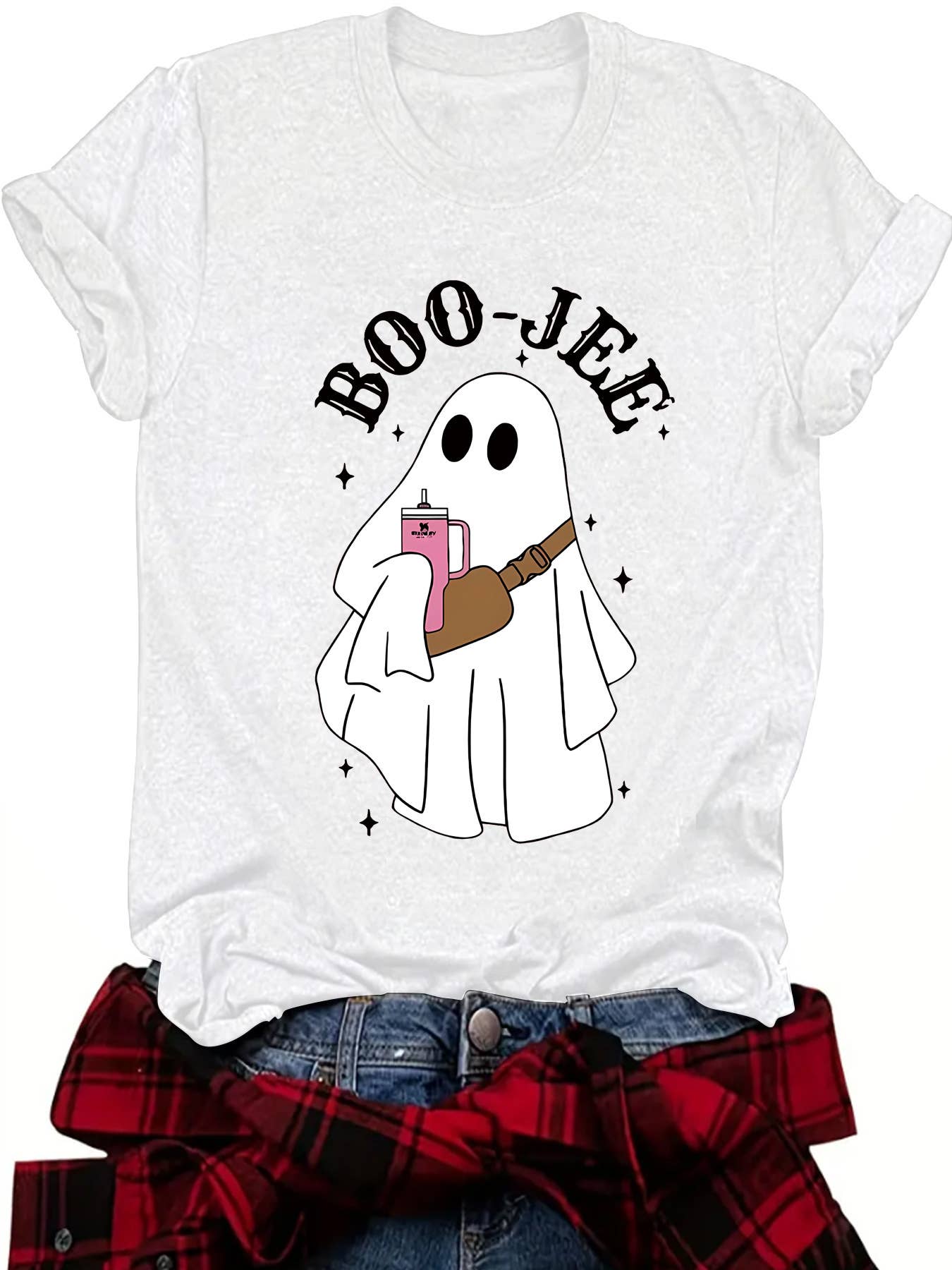 BOOJEE Ghost Halloween Graphic T-shirt