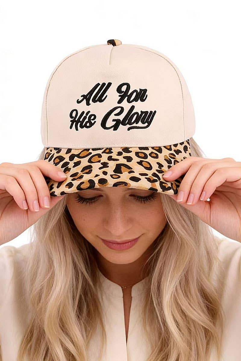 1230 All For His Glory Two Tone Cotton Hat SI-29223