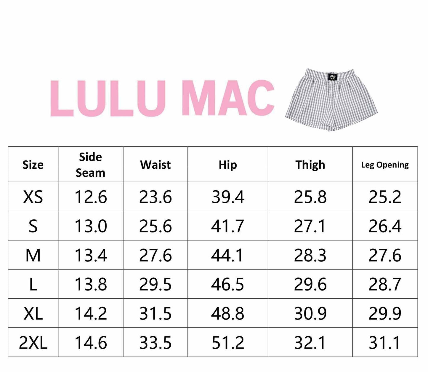 BXGH-LT. BLUE GINGHAM BOXER SHORT