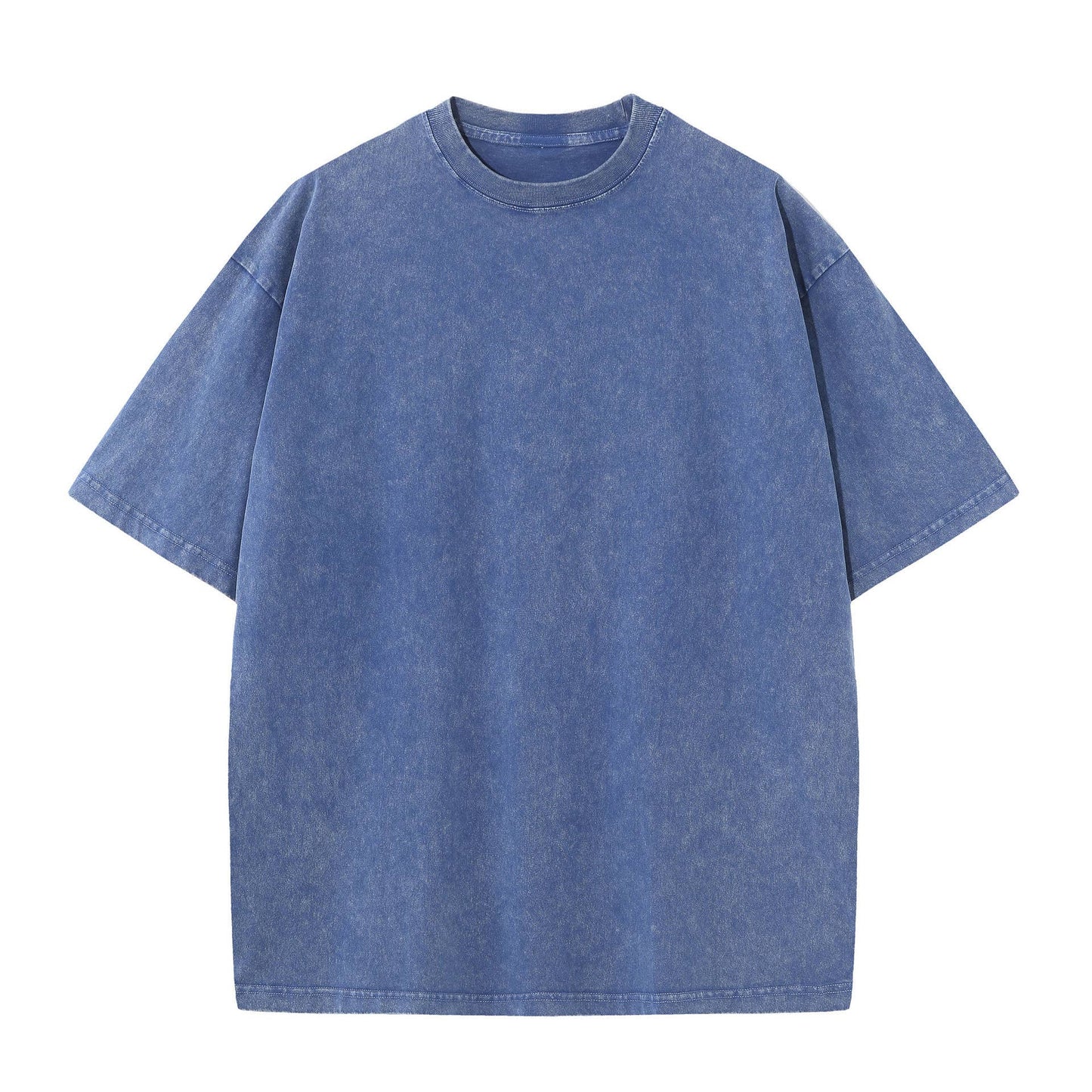 Washed Distressed Short-Sleeved T-Shirt