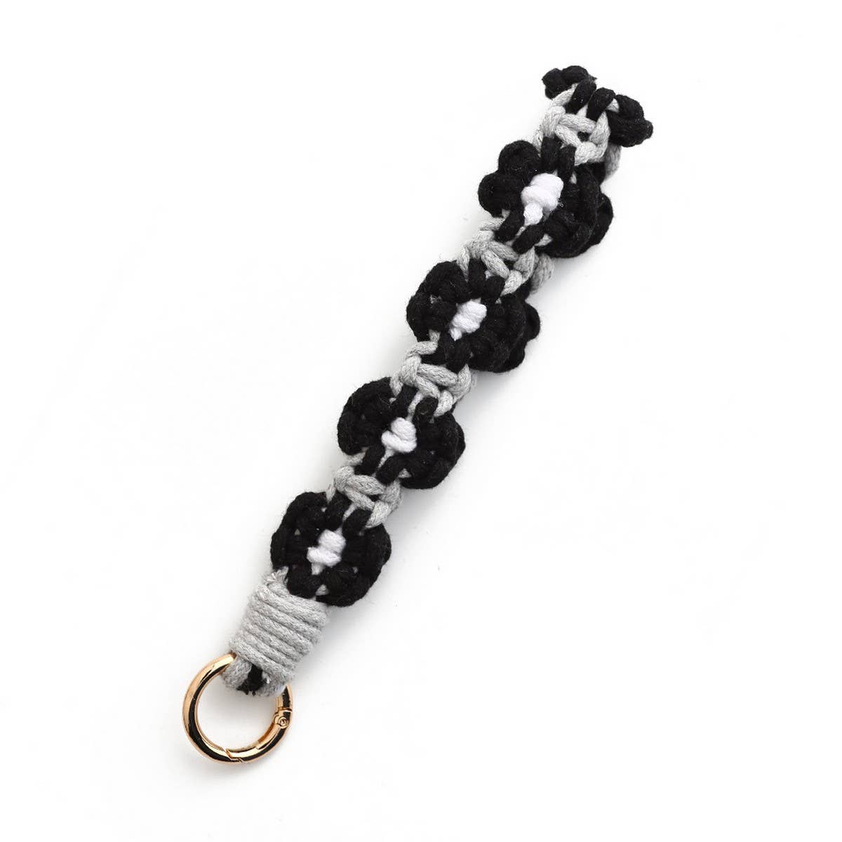 HANDWOVEN KEYCHAIN WRIST STRAP PENDANT_CWAJE0661